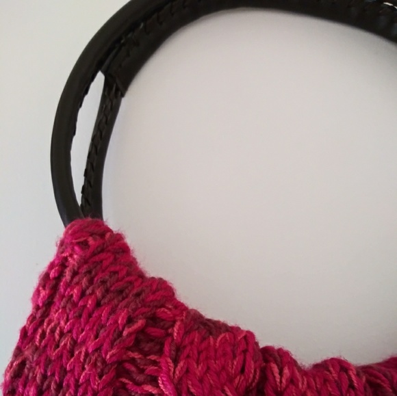 Crocheted Pink Murval Paris Bucket Handbag - Picture 4 of 7